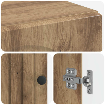 vidaXL Shoe Cabinet ALKMAAR 59.5 x 39.5 x 90 cm Engineered Wood
