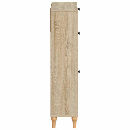vidaXL Shoe Cabinet ALKMAAR 78 x 24 x 103 cm Engineered Wood
