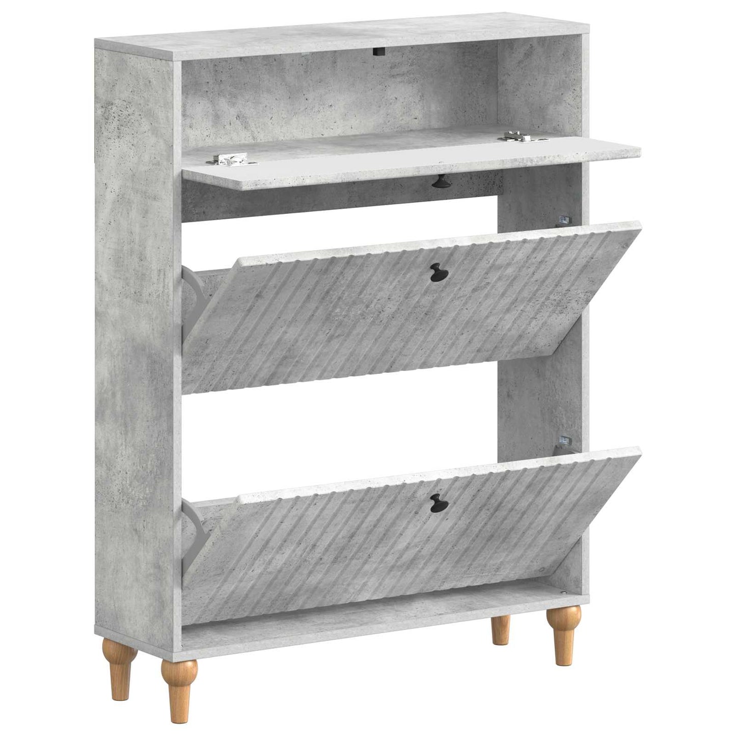vidaXL Shoe Cabinet ALKMAAR 78 x 24 x 103 cm Engineered Wood