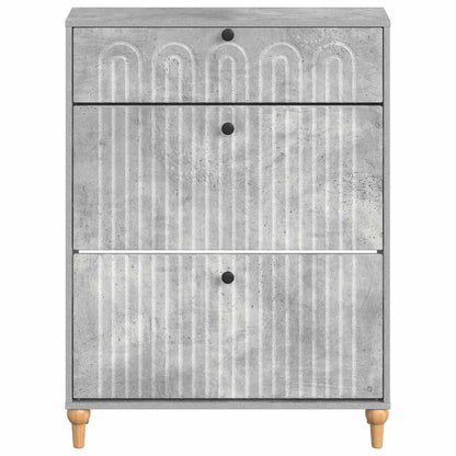 vidaXL Shoe Cabinet ALKMAAR 78 x 24 x 103 cm Engineered Wood