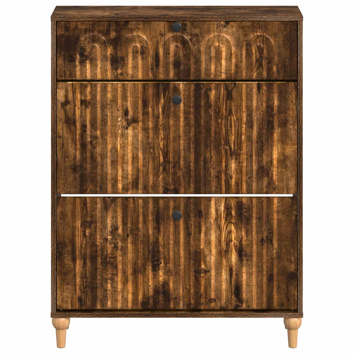vidaXL Shoe Cabinet ALKMAAR 78 x 24 x 103 cm Engineered Wood