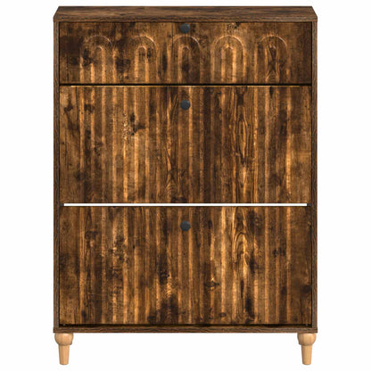 vidaXL Shoe Cabinet ALKMAAR 78 x 24 x 103 cm Engineered Wood