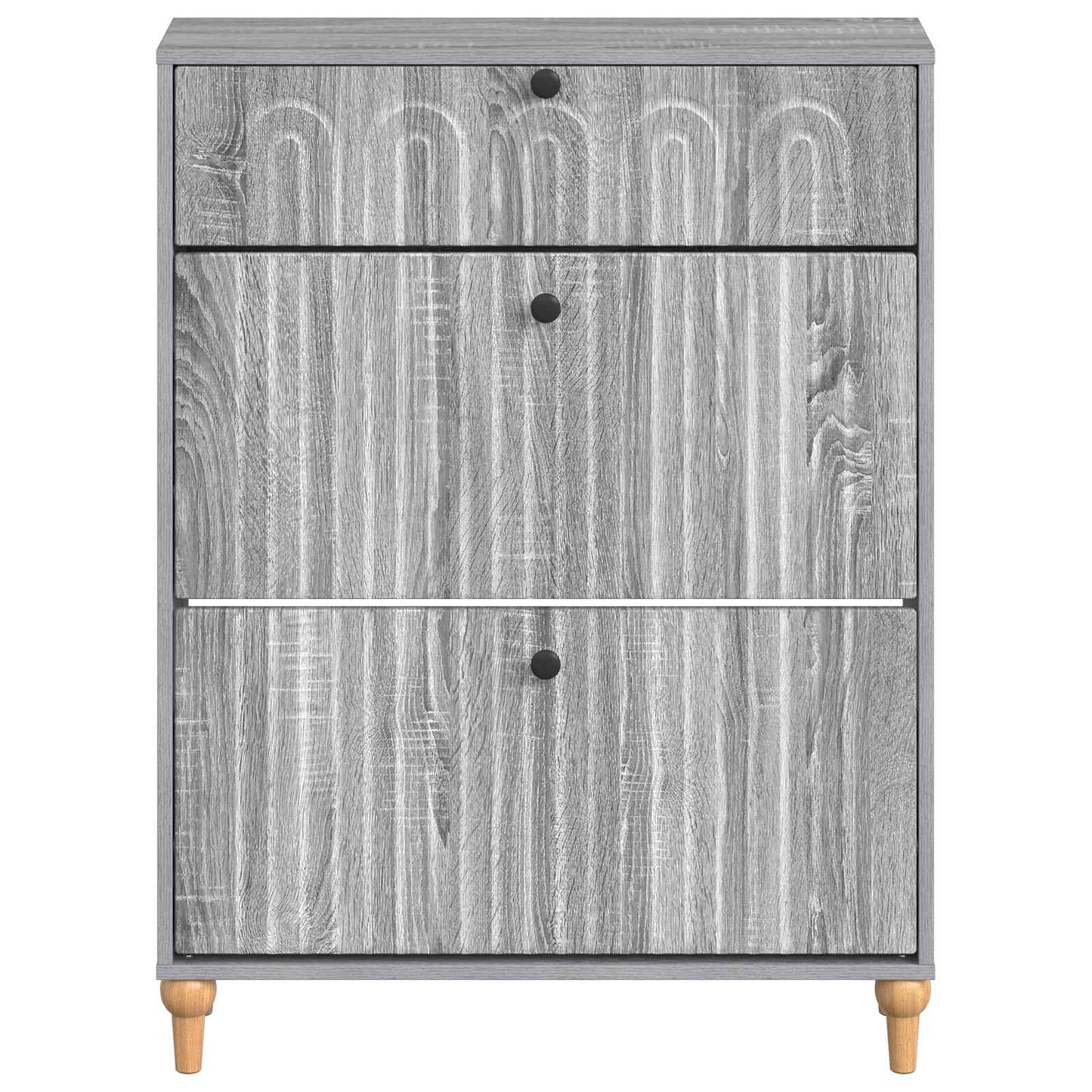vidaXL Shoe Cabinet ALKMAAR 78 x 24 x 103 cm Engineered Wood