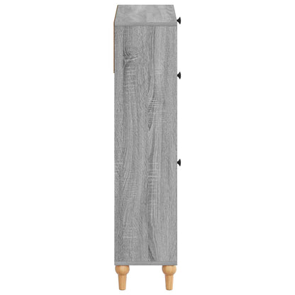 vidaXL Shoe Cabinet ALKMAAR 78 x 24 x 103 cm Engineered Wood