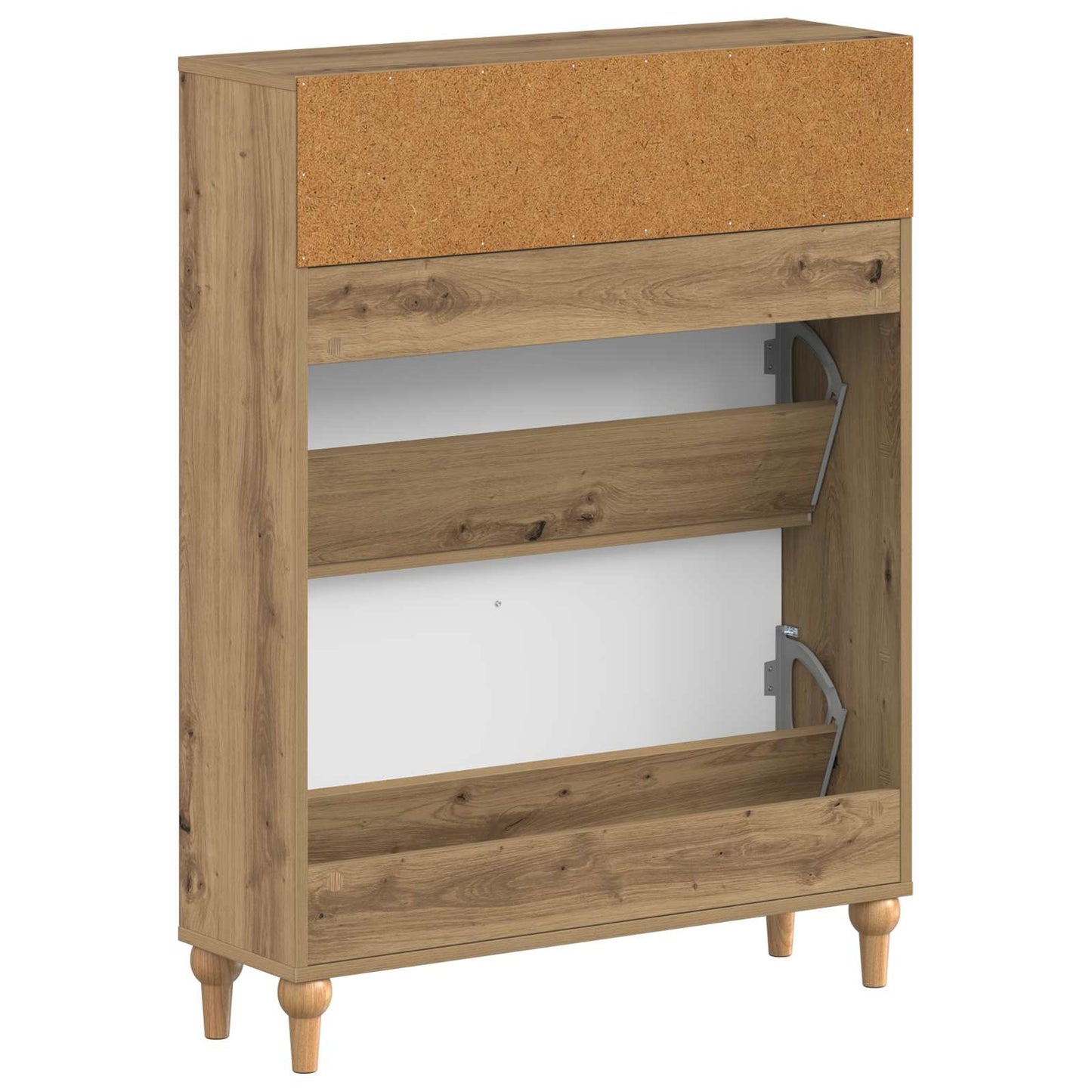 vidaXL Shoe Cabinet ALKMAAR 78 x 24 x 103 cm Engineered Wood