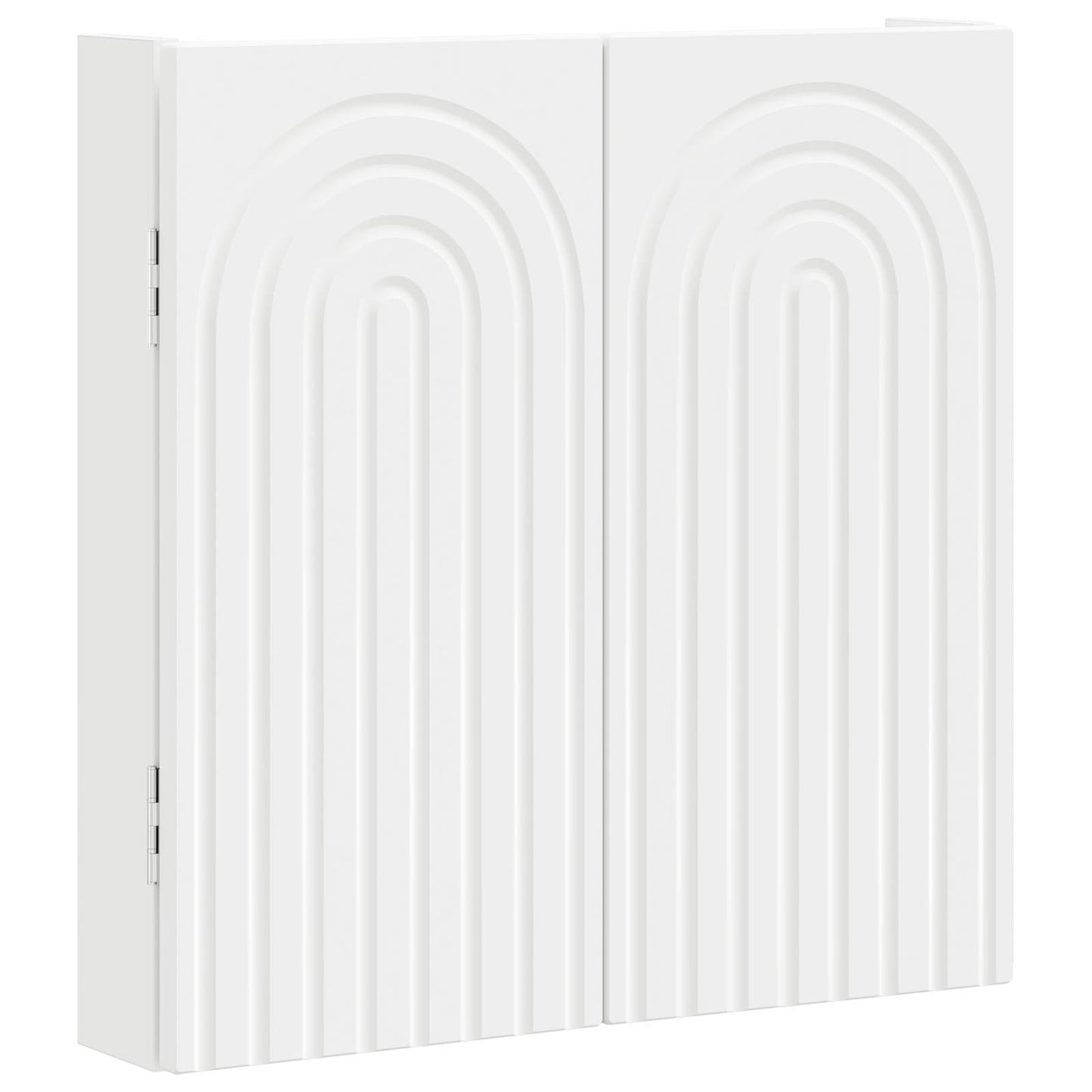 vidaXL Dartboard Cabinet ALKMAAR White 52.5 x 10.5 x 53.5 cm