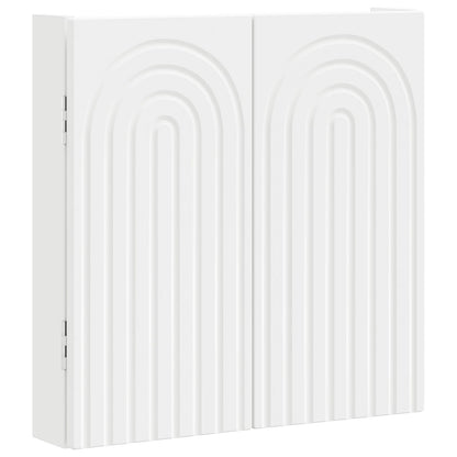 vidaXL Dartboard Cabinet ALKMAAR White 52.5 x 10.5 x 53.5 cm