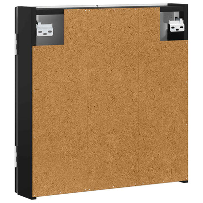 vidaXL Dartboard Cabinet ALKMAAR Black 52.5 x 10.5 x 53.5 cm