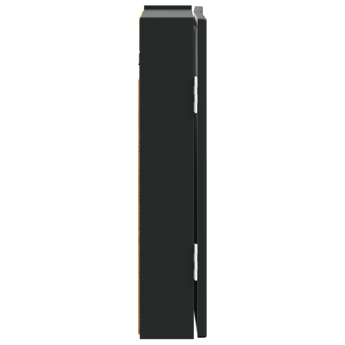 vidaXL Dartboard Cabinet ALKMAAR Black 52.5 x 10.5 x 53.5 cm