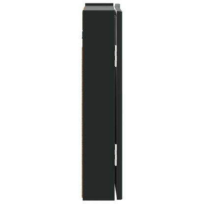 vidaXL Dartboard Cabinet ALKMAAR Black 52.5 x 10.5 x 53.5 cm
