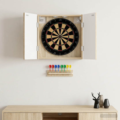vidaXL Dartboard Cabinet ARNHEM Sonoma Oak 52.5 x 10.5 x 53.5 cm