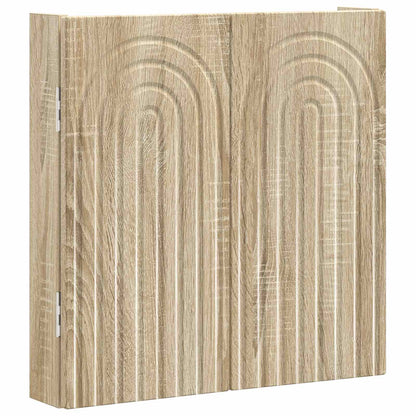 vidaXL Dartboard Cabinet ALKMAAR Sonoma Oak 52.5 x 10.5 x 53.5 cm