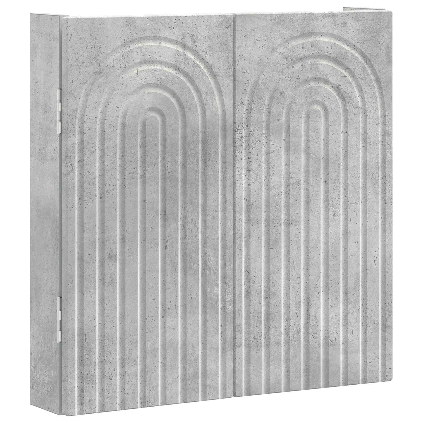 vidaXL Dartboard Cabinet ALKMAAR Concrete Grey 52.5 x 10.5 x 53.5 cm