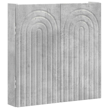 vidaXL Dartboard Cabinet ALKMAAR Concrete Grey 52.5 x 10.5 x 53.5 cm
