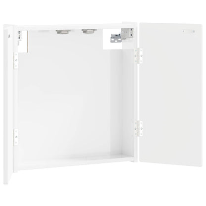 vidaXL Dartboard Cabinet ALKMAAR High Gloss White Engineered Wood