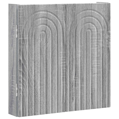 vidaXL Dartboard Cabinet ALKMAAR Grey Sonoma 52.5 x 10.5 x 53.5 cm
