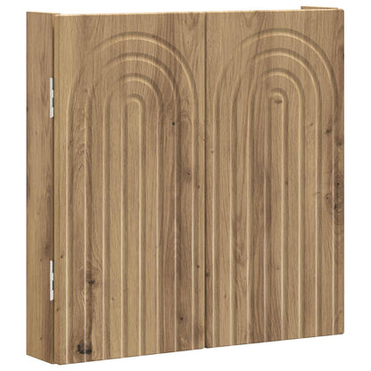 vidaXL Dartboard Cabinet ALKMAAR Artisan Oak 52.5 x 10.5 x 53.5 cm