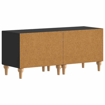 vidaXL TV Cabinet Black Engineered Wood