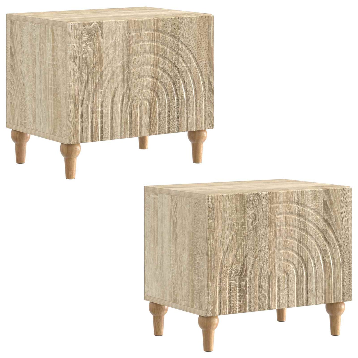 vidaXL TV Cabinet Sonoma Oak Engineered Wood