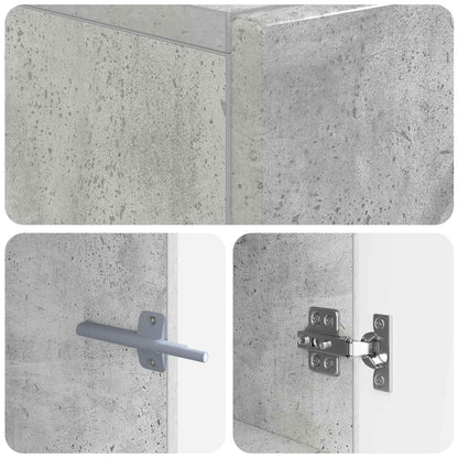vidaXL TV Cabinet Concrete Grey Engineered Wood