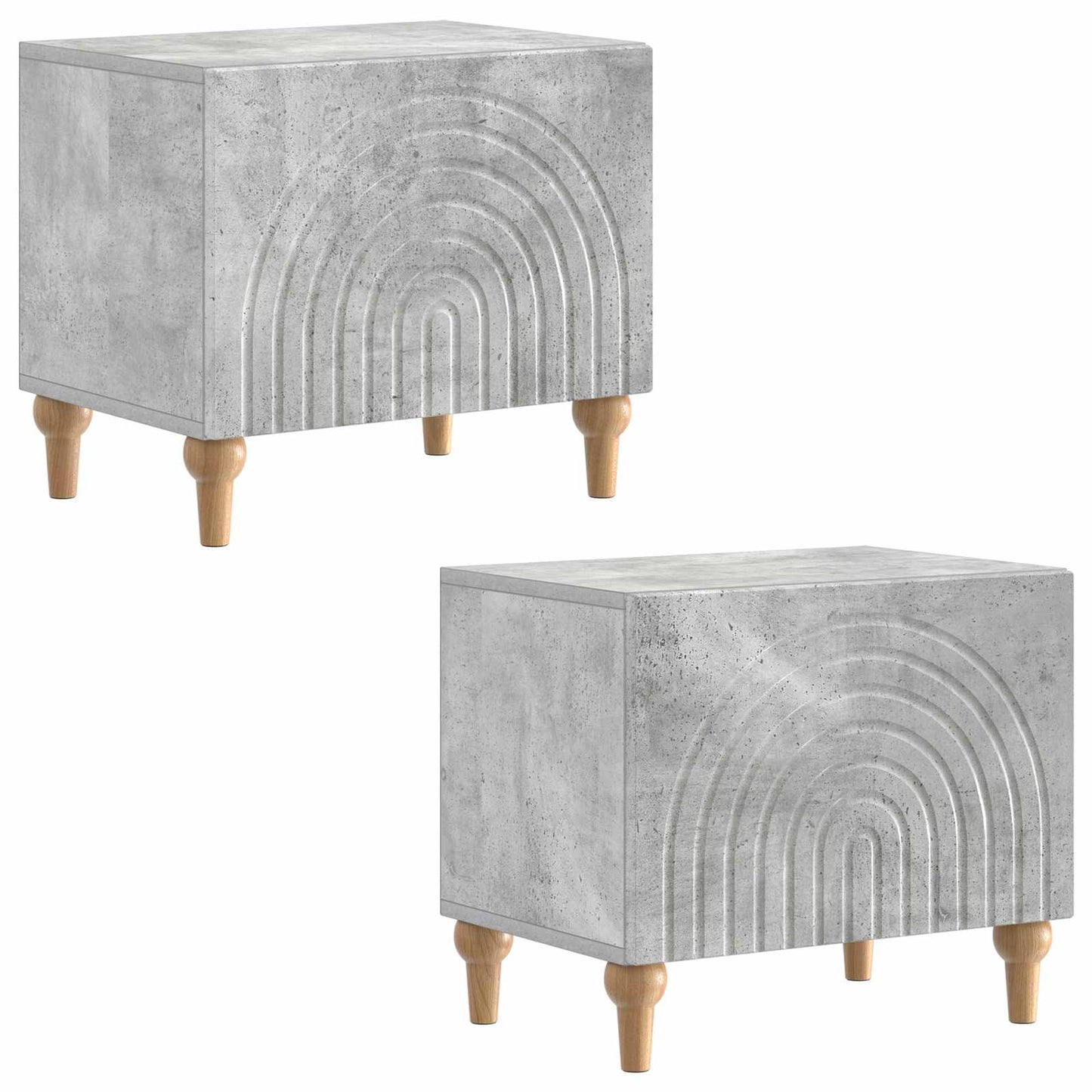 vidaXL TV Cabinet Concrete Grey Engineered Wood