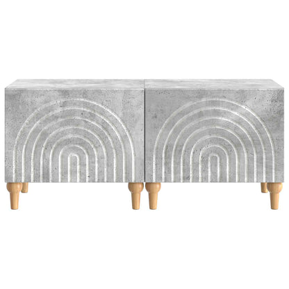 vidaXL TV Cabinet Concrete Grey Engineered Wood