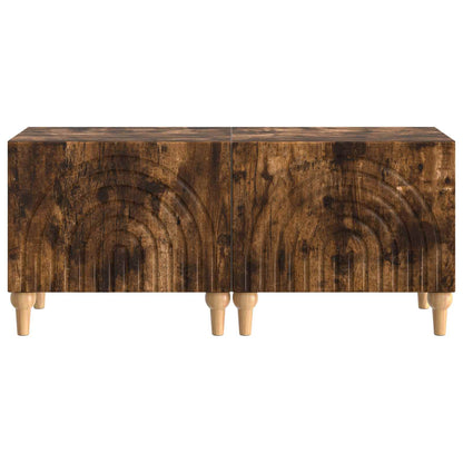 vidaXL TV Cabinet Smoked Oak Engineered Wood