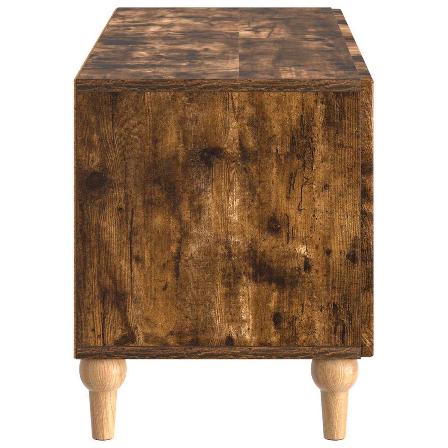 vidaXL TV Cabinet Smoked Oak Engineered Wood