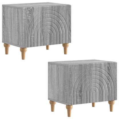 vidaXL TV Cabinet Grey Sonoma Engineered Wood