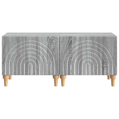 vidaXL TV Cabinet Grey Sonoma Engineered Wood