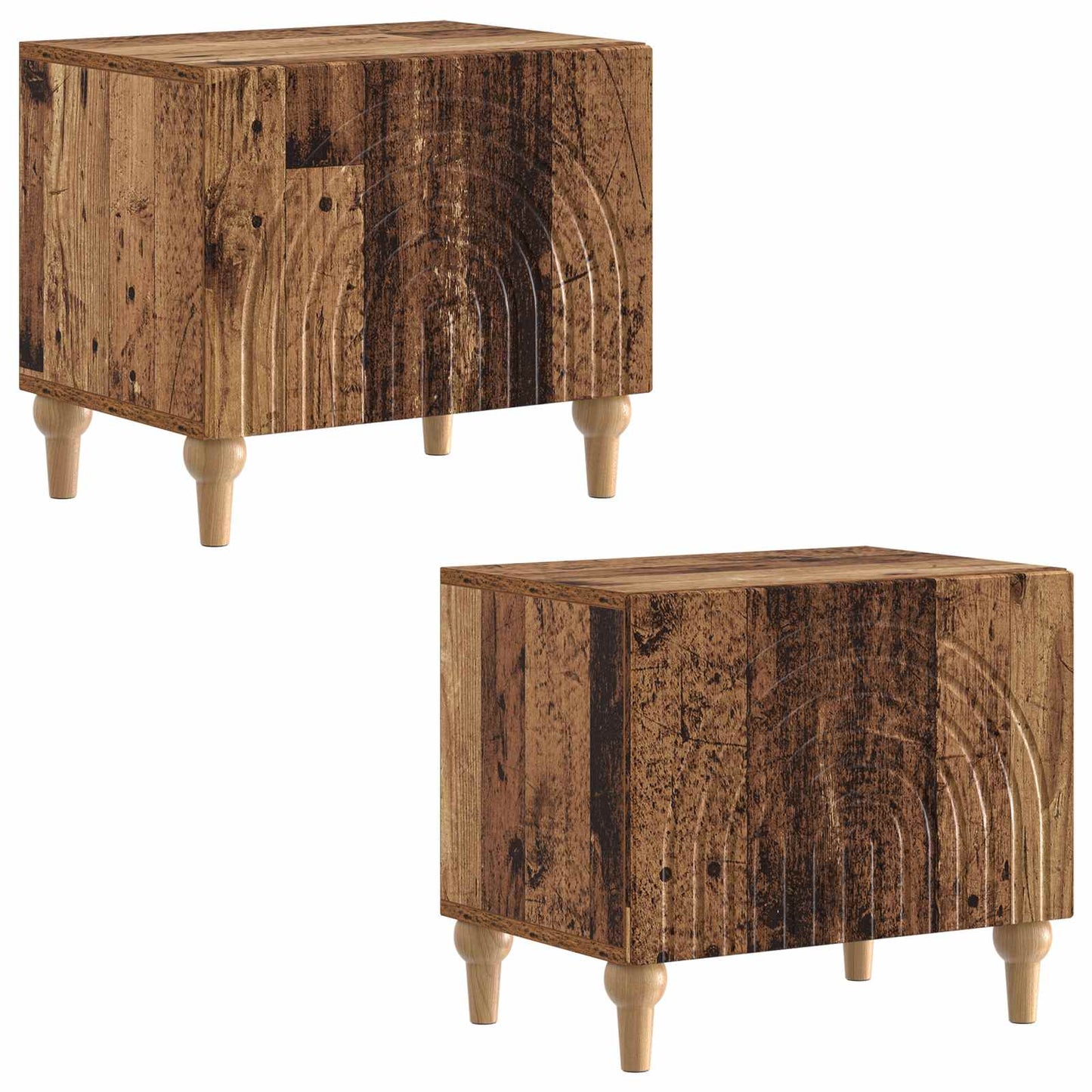 vidaXL TV Cabinet Old Wood Engineered Wood