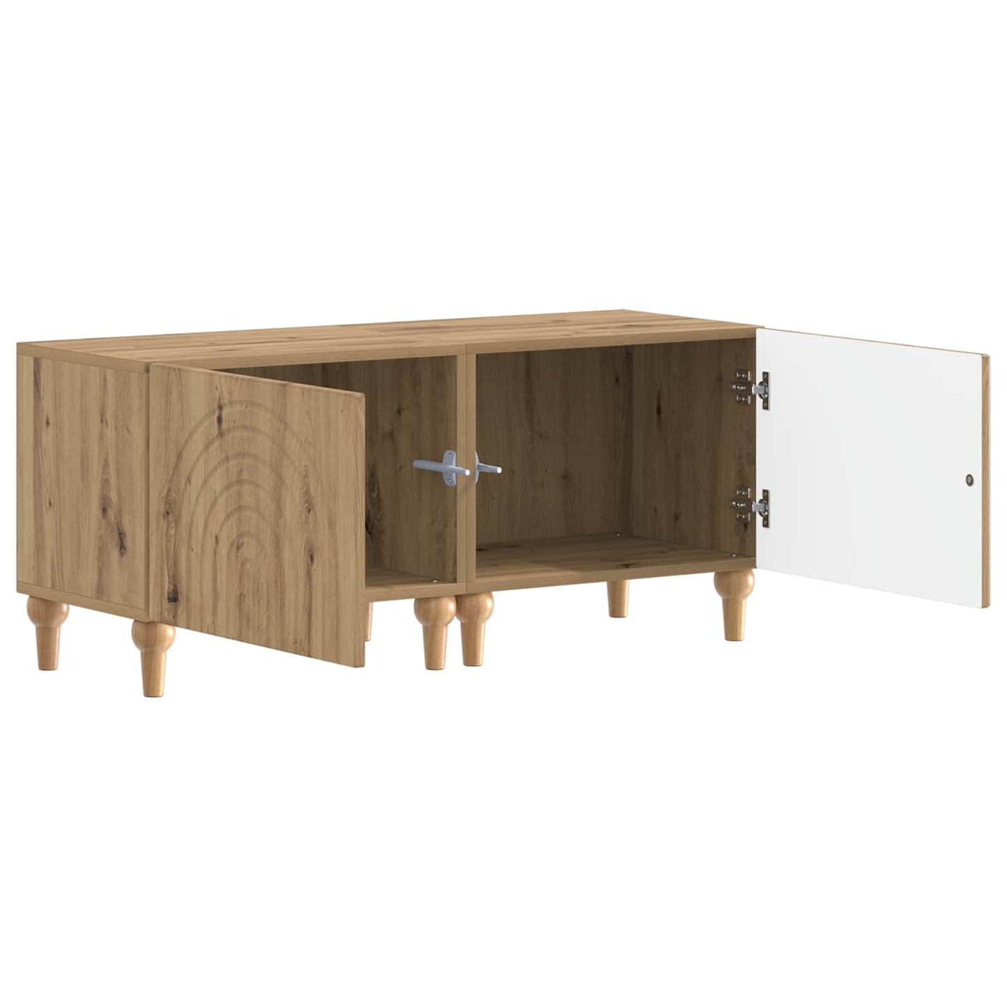 vidaXL TV Cabinet Artisan Oak Engineered Wood
