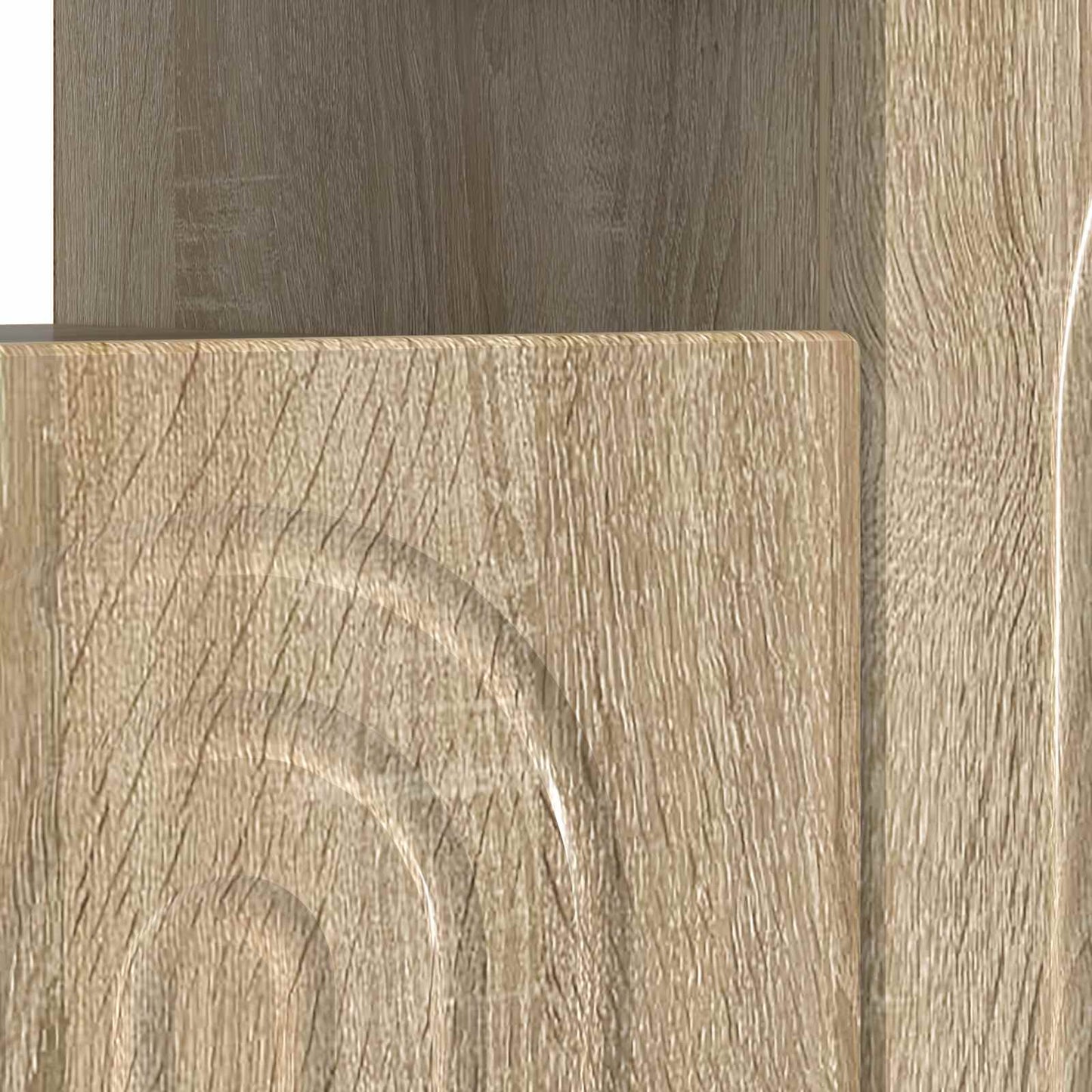 vidaXL LED TV Cabinet Sonoma Oak Engineered Wood