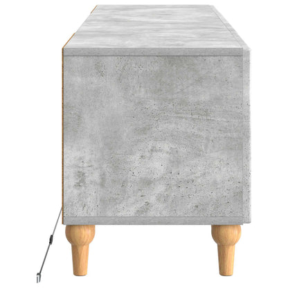 vidaXL LED TV Cabinet Concrete Grey Engineered Wood