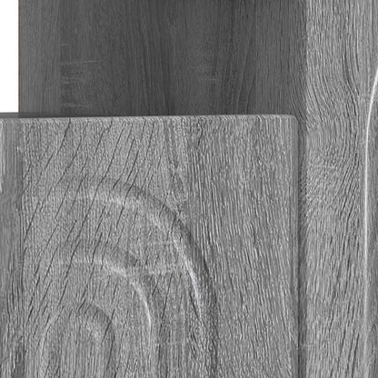 vidaXL LED TV Cabinet Grey Sonoma Engineered Wood