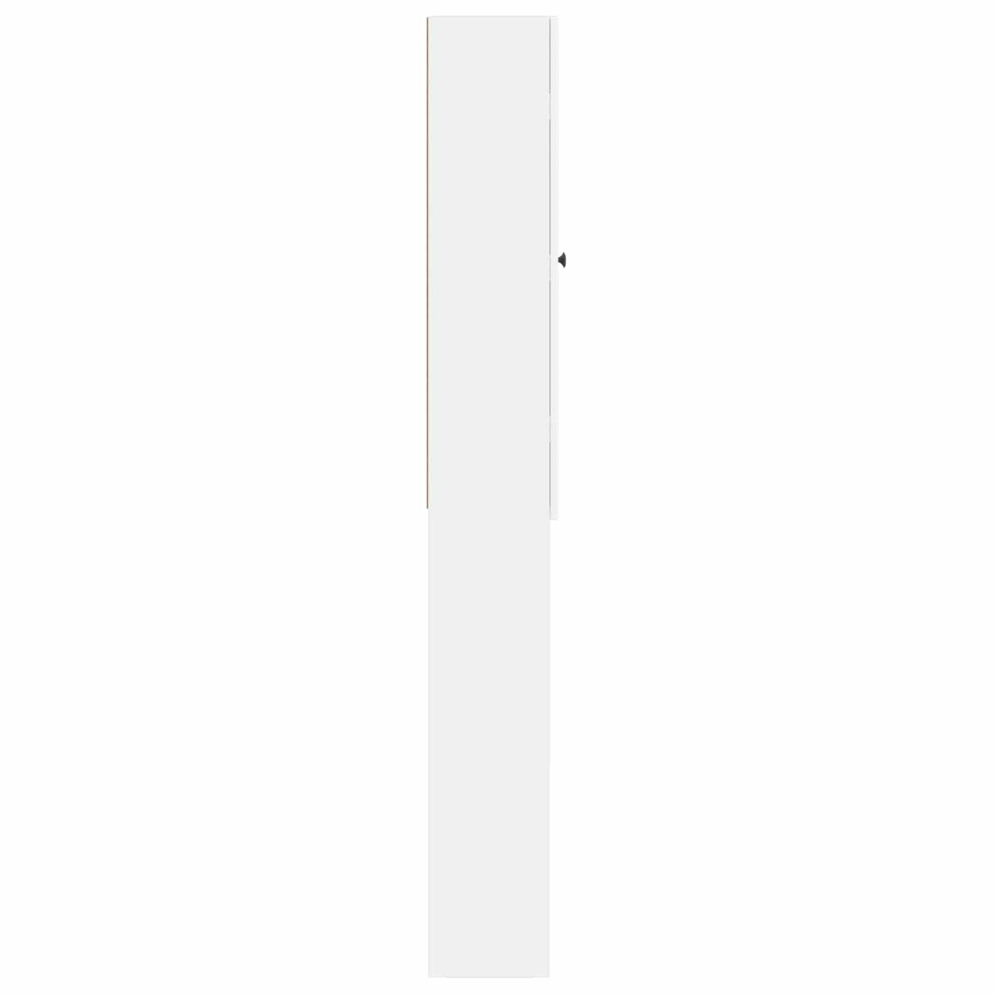 vidaXL Toilet Cabinet ALKMAAR White 66 x 25.5 x 190 cm Engineered Wood