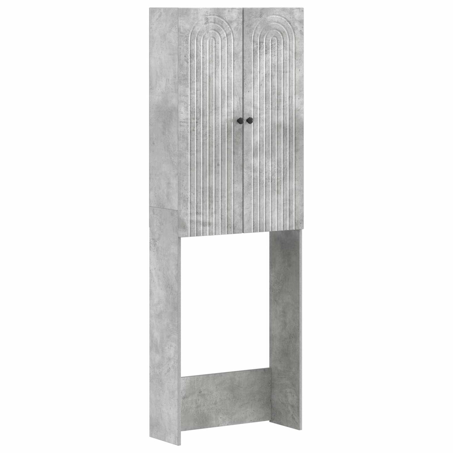 vidaXL Toilet Cabinet ALKMAAR Concrete Grey 66 x 25.5 x 190 cm