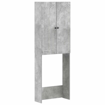 vidaXL Toilet Cabinet ALKMAAR Concrete Grey 66 x 25.5 x 190 cm