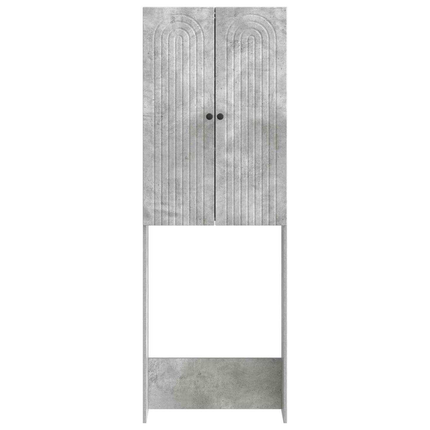 vidaXL Toilet Cabinet ALKMAAR Concrete Grey 66 x 25.5 x 190 cm