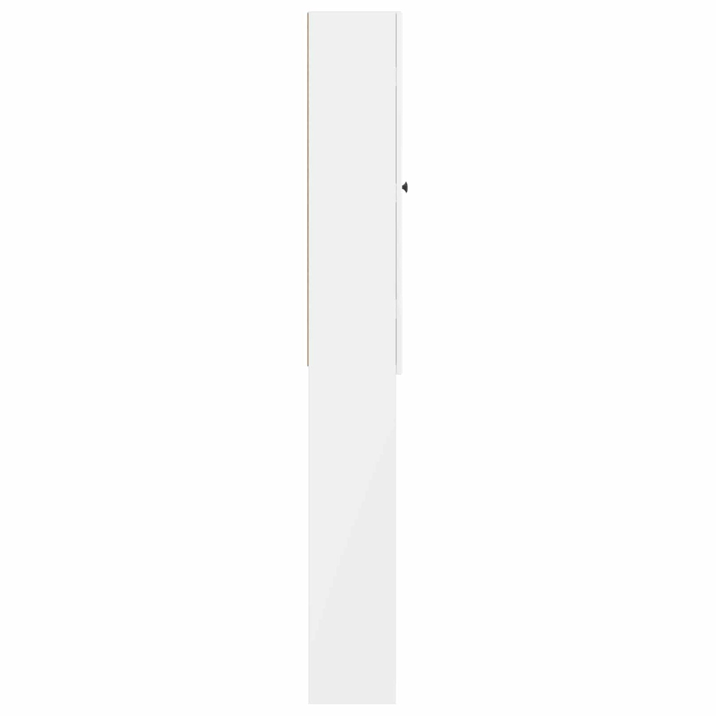 vidaXL Toilet Cabinet ALKMAAR High Gloss White 66 x 25.5 x 190 cm