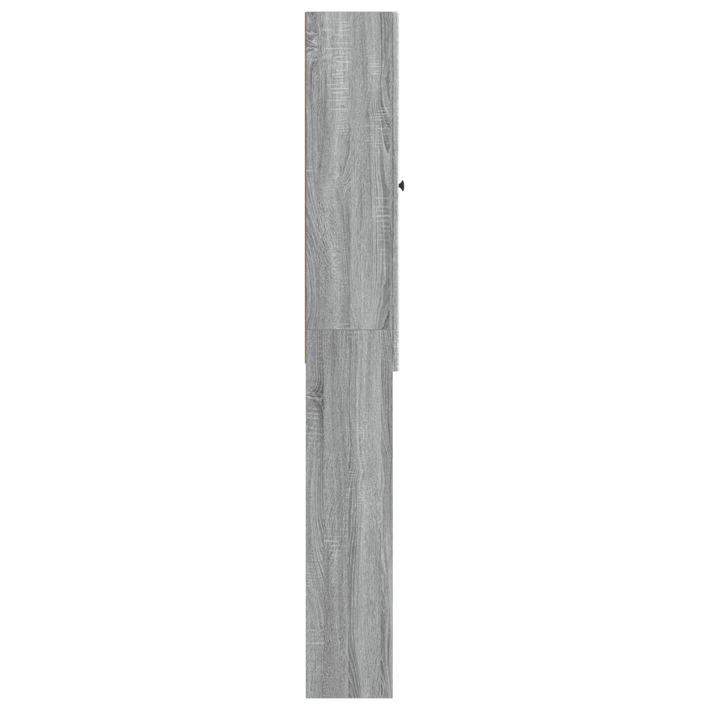 vidaXL Toilet Cabinet ALKMAAR Grey Sonoma 66 x 25.5 x 190 cm
