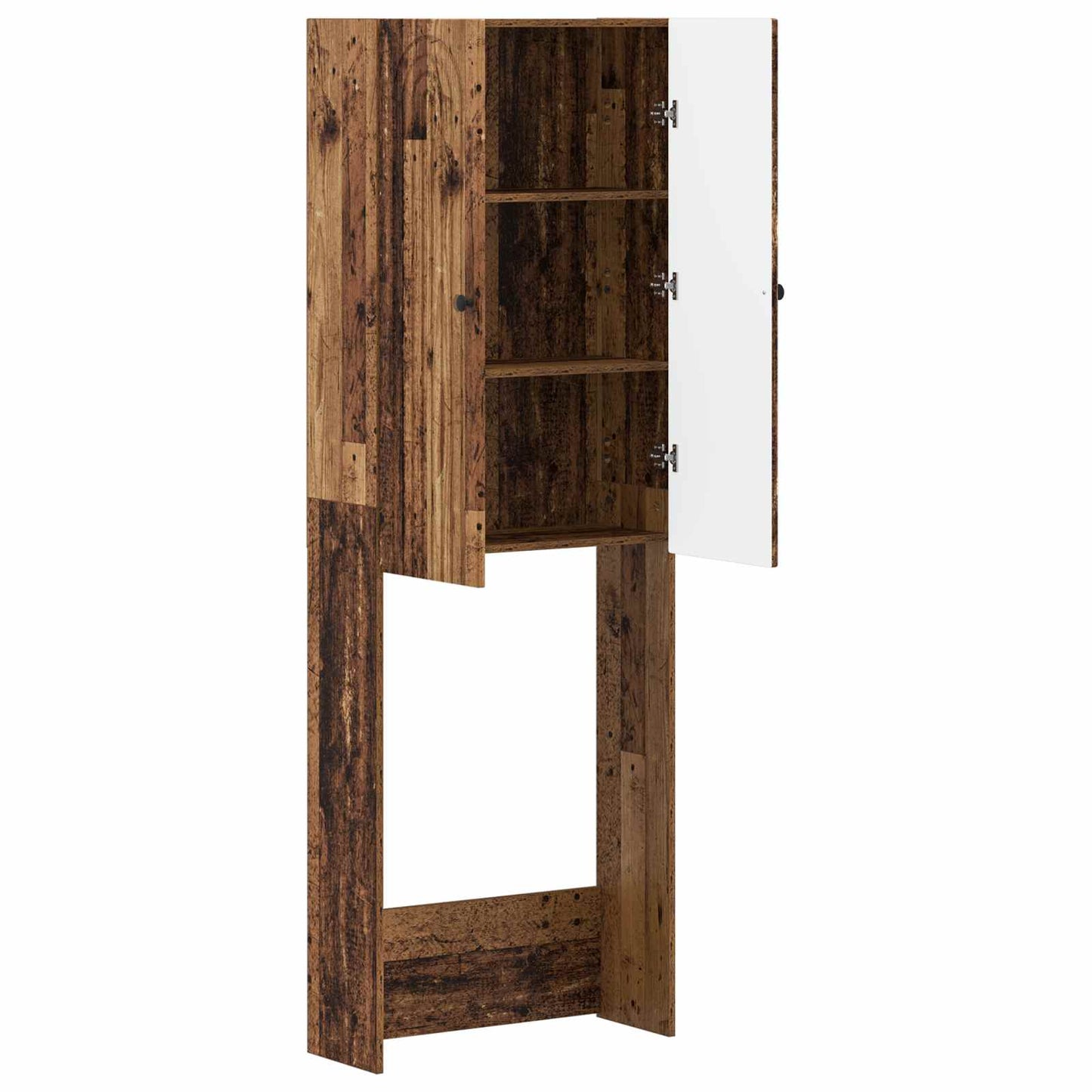 vidaXL Toilet Cabinet ALKMAAR Old Wood 66 x 25.5 x 190 cm
