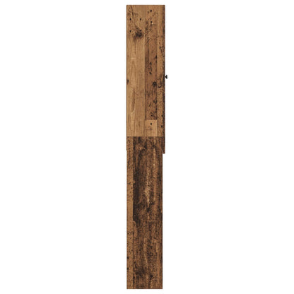 vidaXL Toilet Cabinet ALKMAAR Old Wood 66 x 25.5 x 190 cm