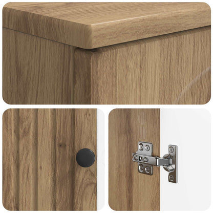 vidaXL Toilet Cabinet ALKMAAR Artisan Oak 66 x 25.5 x 190 cm