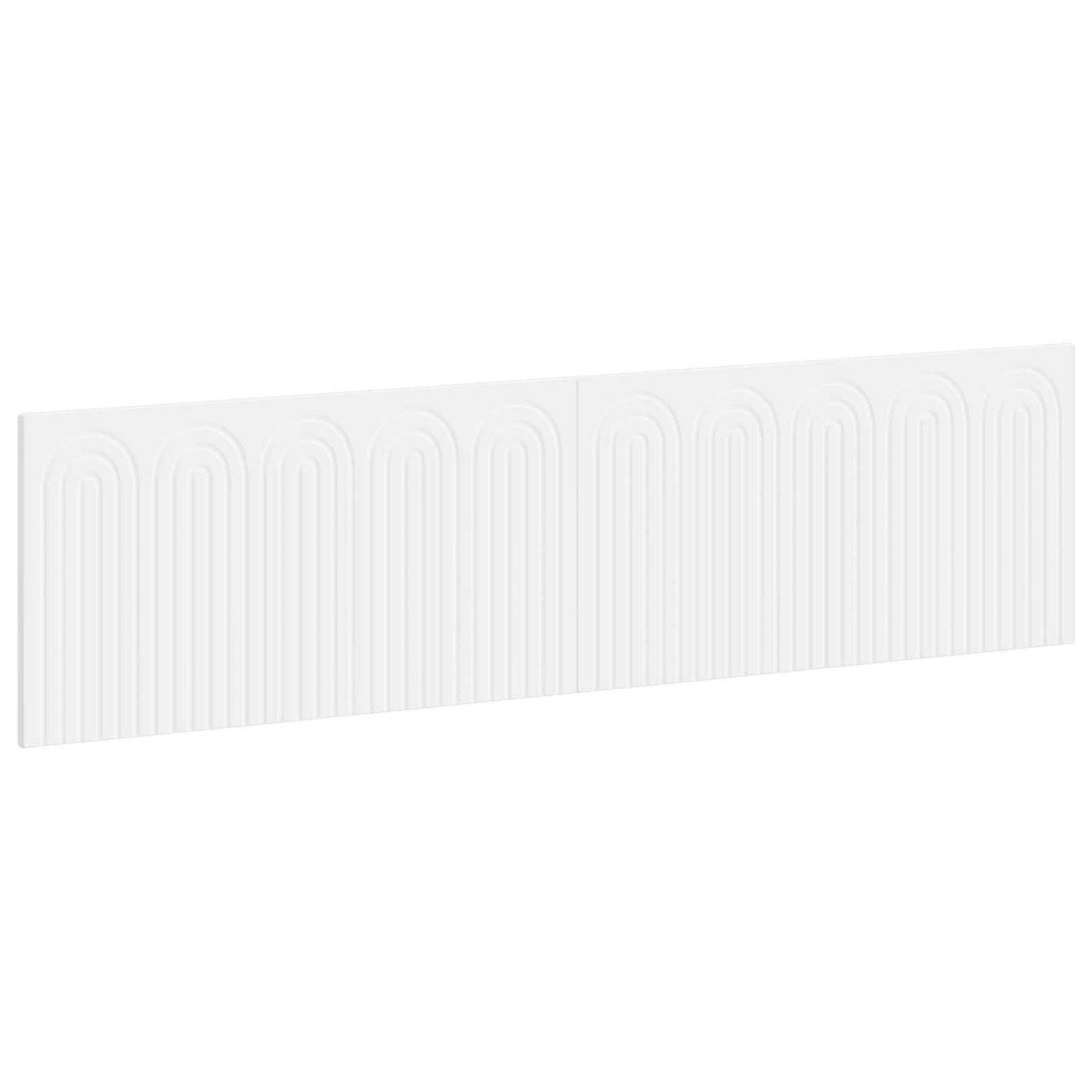 vidaXL Wall-Mounted Headboard ALKMAAR White Engineered Wood