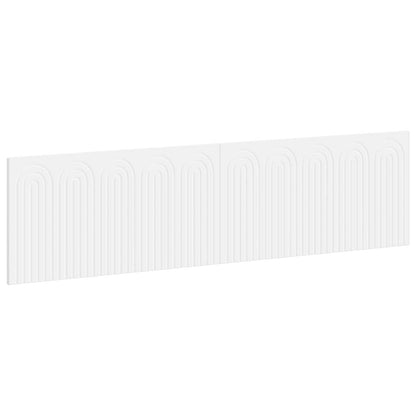 vidaXL Wall-Mounted Headboard ALKMAAR White Engineered Wood