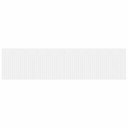 vidaXL Wall-Mounted Headboard ALKMAAR White Engineered Wood