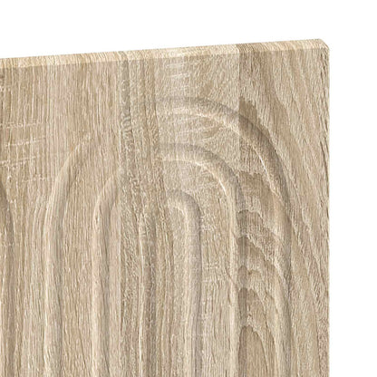 vidaXL Wall-Mounted Headboard ALKMAAR Sonoma Oak Engineered Wood