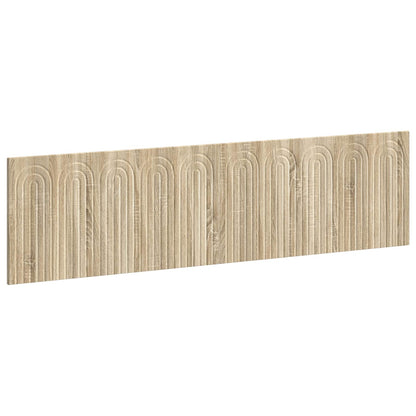 vidaXL Wall-Mounted Headboard ALKMAAR Sonoma Oak Engineered Wood