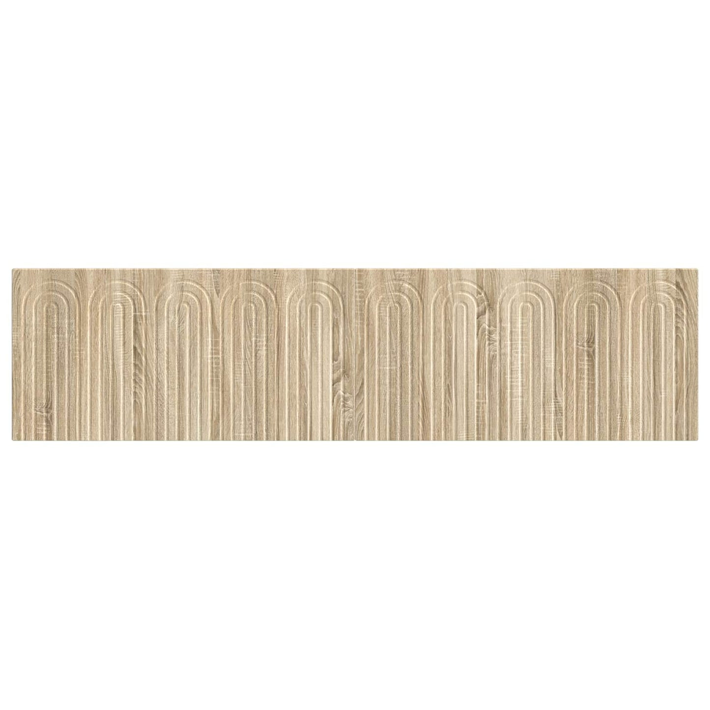vidaXL Wall-Mounted Headboard ALKMAAR Sonoma Oak Engineered Wood